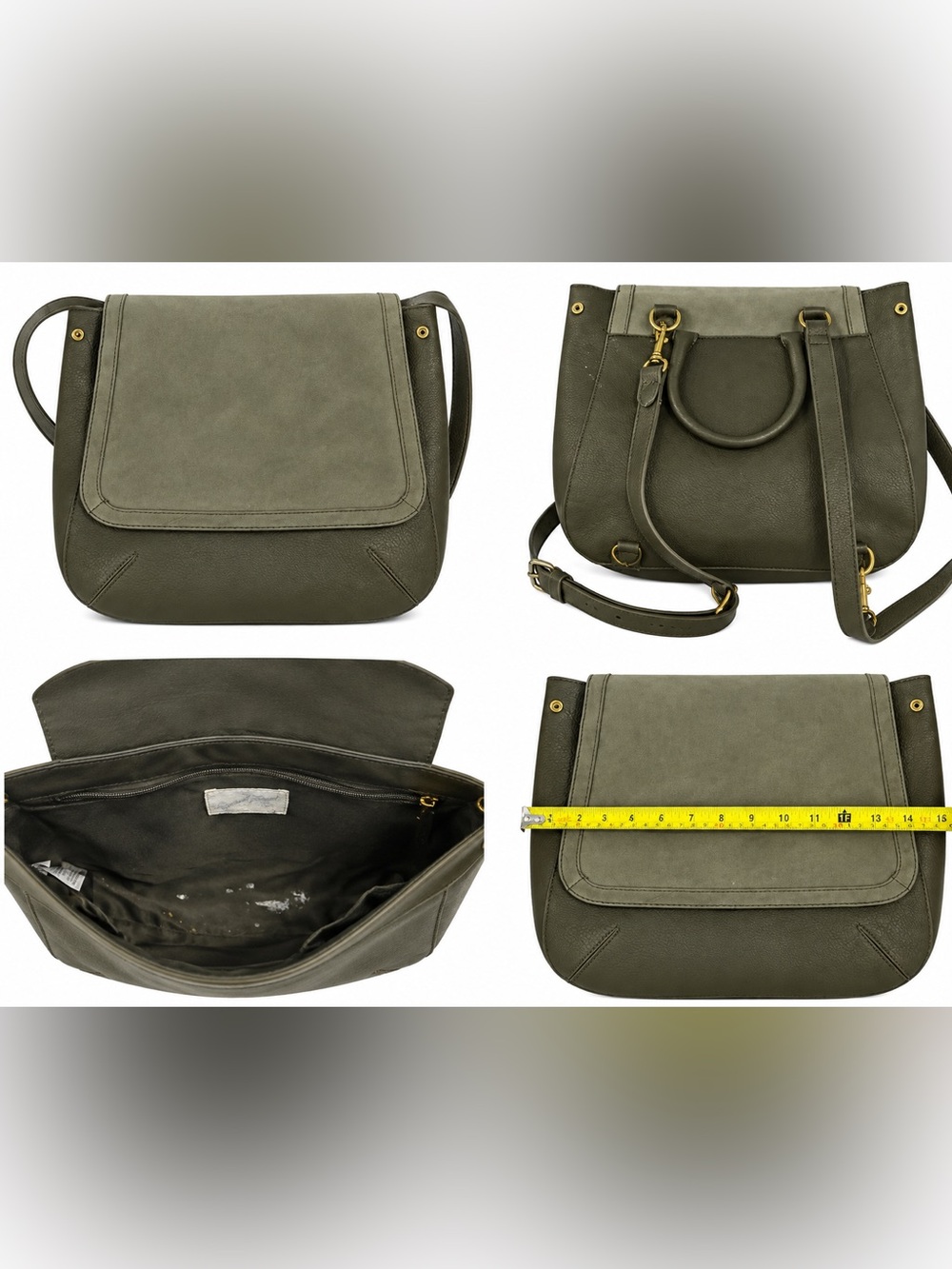 Universal Thread Olive Green backpack & Top-Handle Bag